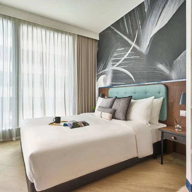 جناح جونيور بسرير كينج بإطلالة، Oakwood Premier Raffles Place Singapore 1/2