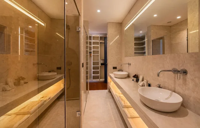فيلا بسريرين منفصلين وسريرين مزدوجين، Mare Deluxe Residences and Villas 8/9