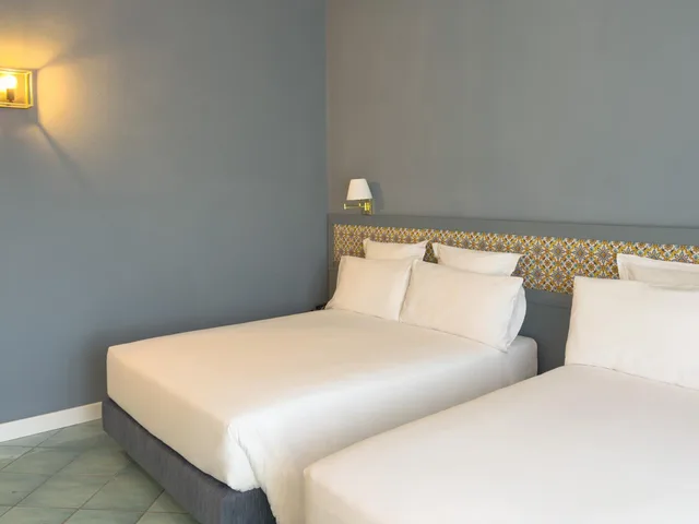 غرفة رباعية بإطلالة على الجبل بشرفة في الملحق، Hotel Marad 3/9