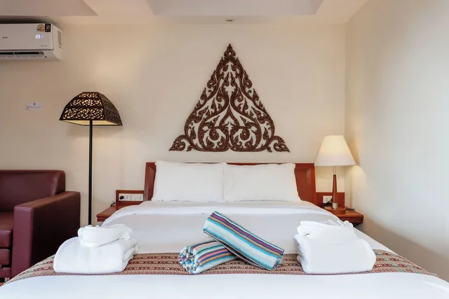 غرفة ديلوكس بسرير مزدوج بإطلالة جزئية على البحر، Anyavee Aonang Bay Resort 5/10