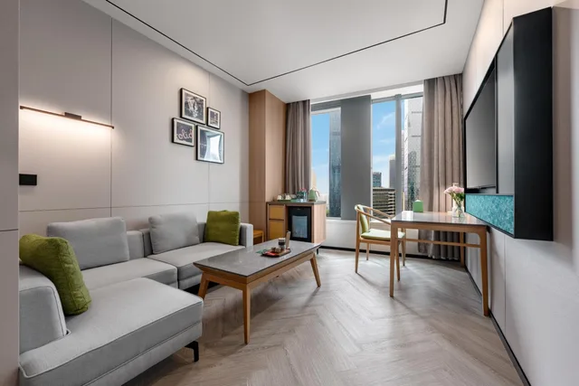 جناح بسرير كينج بغرفة نوم واحدة، Holiday Inn Guangzhou Zhujiang New Town By Ihg 4/5
