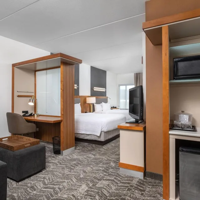 استوديو بسريرين كوين مع سرير سحّاب إضافي مع أريكة، Springhill Suites Chattanooga Downtown Cameron Harbor 5/5