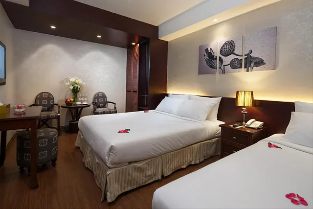 غرفة ديلوكس بسرير مزدوج أو سريرين منفصلين، Skylark Boutique Hotel 1/2