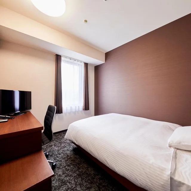 غرفة صغيرة بسرير مزدوج للمدخنين، KOKO HOTEL Kobe Shin-Nagata 4/6