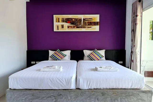 غرفة ديلوكس بسريرين منفصلين بإطلالة على المسبح، The Fong Krabi Resort 2/3