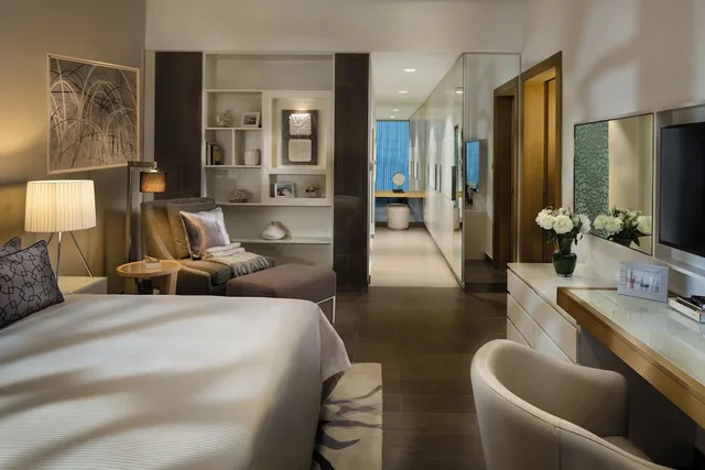 شقة بسريرين منفصلين وسريرين كينج بإطلالة على البحر بـ3 غرف نوم، Beach Rotana Residences 5/8
