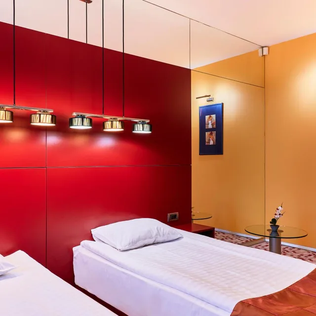 غرفة بسريرين منفصلين، Mirena Hotel 9/10