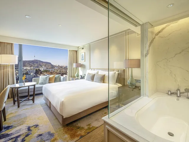 غرفة تنفيذية بسرير كينج، The Ambassador Seoul - A Pullman Hotel 8/8
