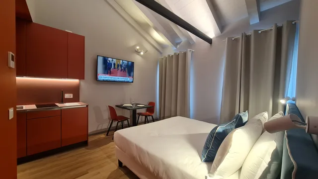 شقة بسرير مزدوج بغرفة نوم واحدة، Venice Michelangelo Hotel 4/10