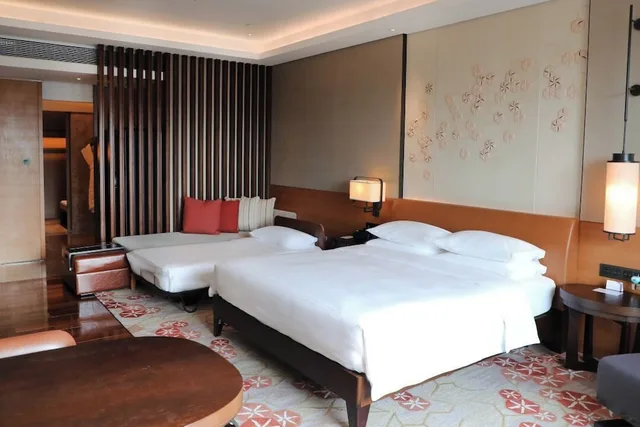 غرفة ديلوكس عائلية بسرير كينج وسرير فردي، Hyatt Regency Xi An 2/4