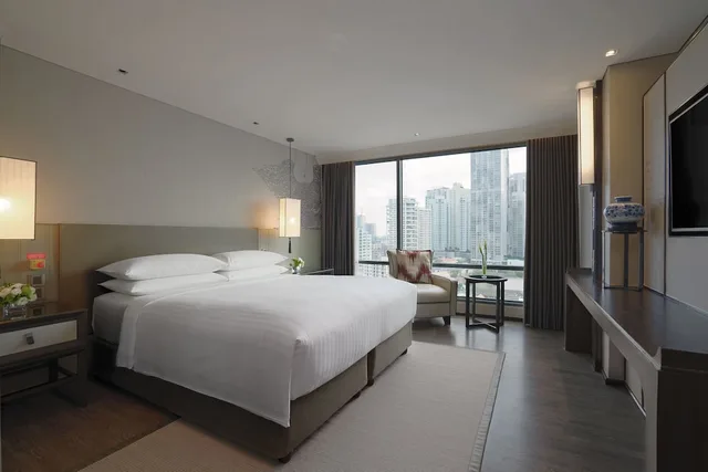 غرفة بسرير كينج، Bangkok Marriott Marquis Queens Park 1/14
