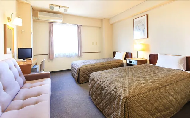 غرفة بسريرين منفصلين، Chofu Urban Hotel 1/2