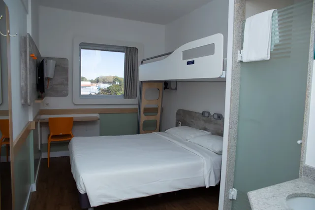 شقة بسرير مزدوج وسرير بطابقين، ibis budget Campinas Aquidaban 4/7