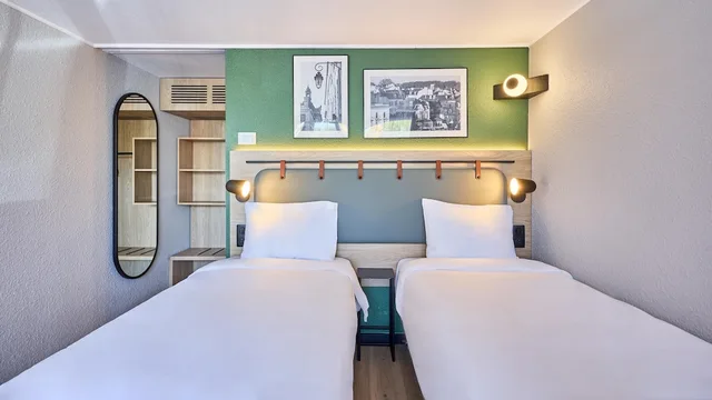 غرفة قياسية بسريرين منفصلين، CAMPANILE THIONVILLE - YUTZ 3/9