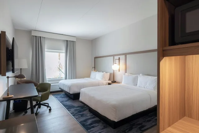 غرفة قياسية بسريرين كوين، Fairfield Inn & Suites Dayton Beavercreek 3/9