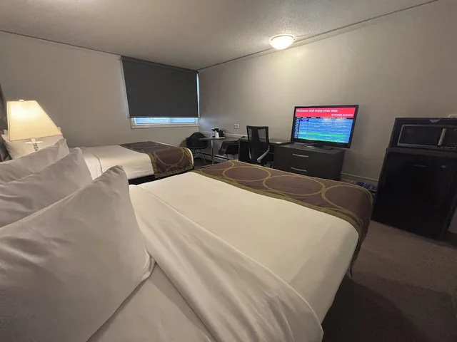 Room, 2 Queen Beds, Super 8 by Wyndham Macleod Trail Calgary 1/5