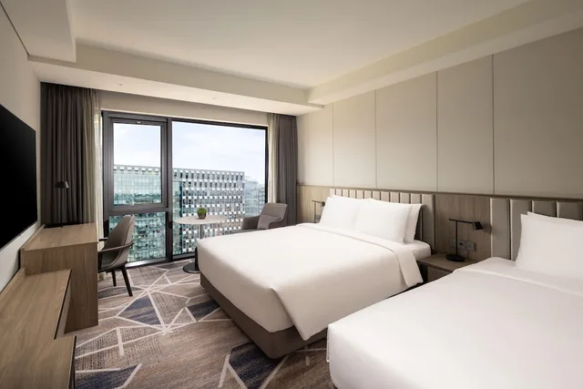 غرفة ديلوكس بسرير كينج وسرير فردي، Hyatt Place Seoul Pangyo 2/5