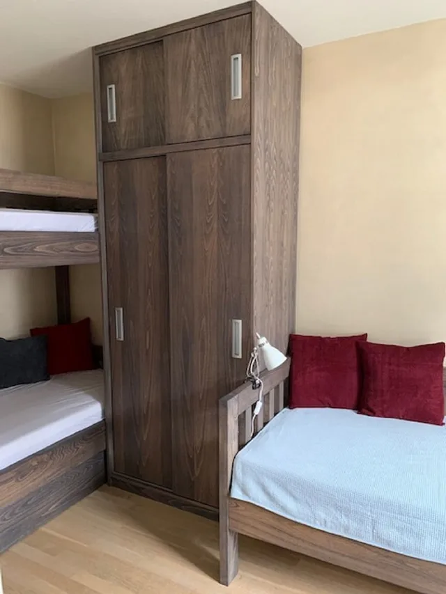 شقة بسرير مزدوج وسرير فردي وأسرّة بطابقين بشرفة بغرفتي نوم، Haus Lothringen 3/4