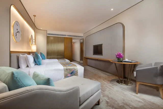 غرفة بزنس بسريرين منفصلين، Ramada Plaza by Wyndham Fuxian Lake 1/1