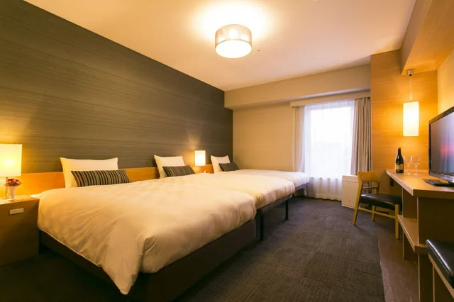 غرفة ثلاثية بسريرين منفصلين للمدخنين، Hotel Resol Trinity Hakata 3/5