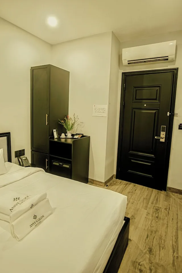غرفة ديلوكس بسرير كوين، Anvi Saigon Boutique Hotel 1/9