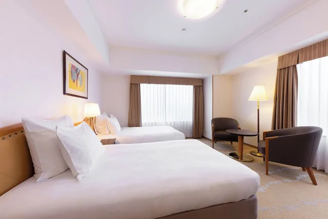 Premium, 2 Double Beds, Tokyo Castle View, High Floor، Ana Crowne Plaza Hotel Toyama 2/6