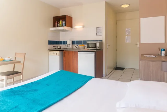 استوديو بسرير مزدوج، Comfort Aparthotel Nantes La Beaujoire 2/6