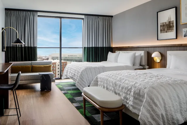 غرفة كلاسيكية بسريرين كينج، Le Meridien Salt Lake City Downtown 1/4