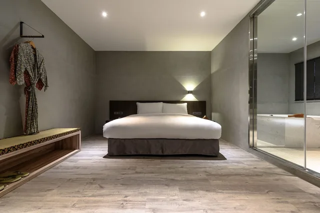 غرفة إليت بسرير كوين، Yunoyado Onsen Hotspring Hotel Deyang 2/4