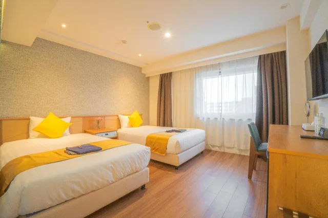 غرفة ديلوكس بسريرين مزدوجين في طابق مرتفع، KANKU JOYTEL HOTEL 1/6