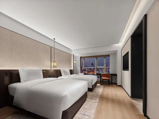 غرفة بسريرين منفصلين، DoubleTree by Hilton Weihai, China 3/4