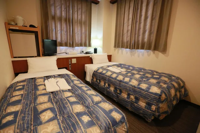 غرفة بسريرين منفصلين للمدخنين، Hotel Ikeda 1/5