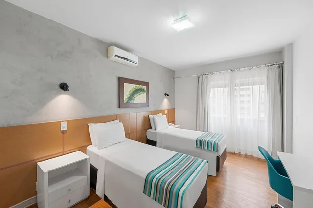 غرفة بسريرين منفصلين، Capcana Hotel Sao Paulo Jardins 2/4