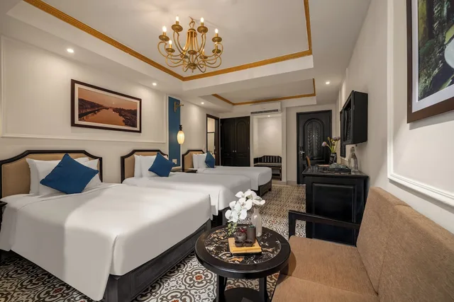 غرفة ديلوكس ثلاثية بثلاثة أسرّة، Hoi An Blue Sky Boutique Spa 2/10