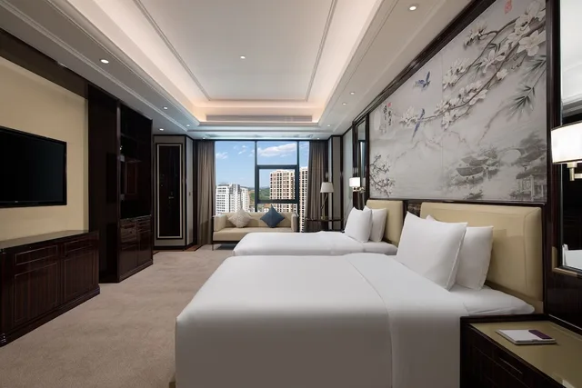 Superior, 2 Double Beds, Wyndham Grand Tongren Downtown Hotel 2/2