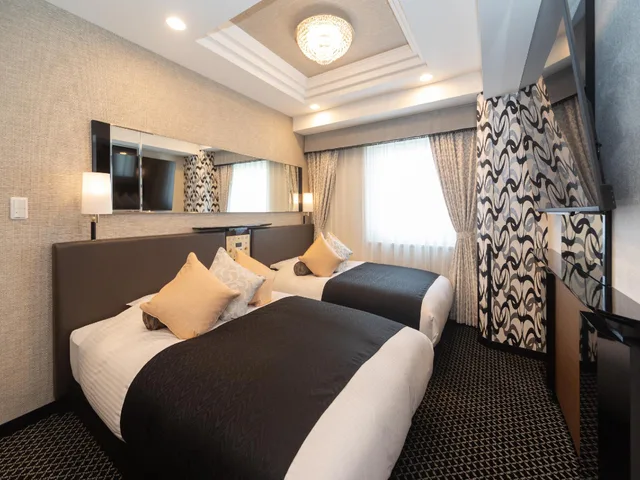 Semi Room, Deluxe, 2 Semi Double Beds، APA Hotel Namba Shinsaibashi Higashi 1/3