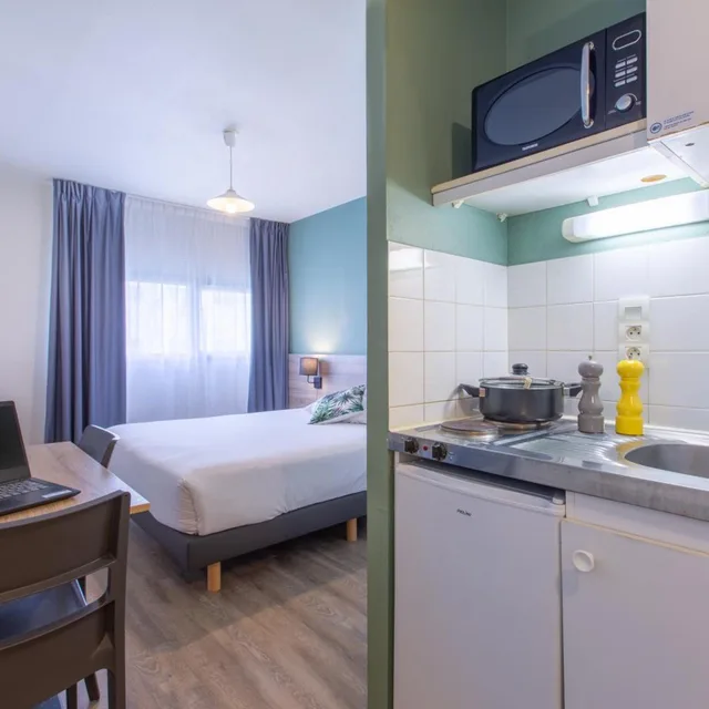 غرفة بسرير مزدوج، Comfort Aparthotel Le Mans 10/10