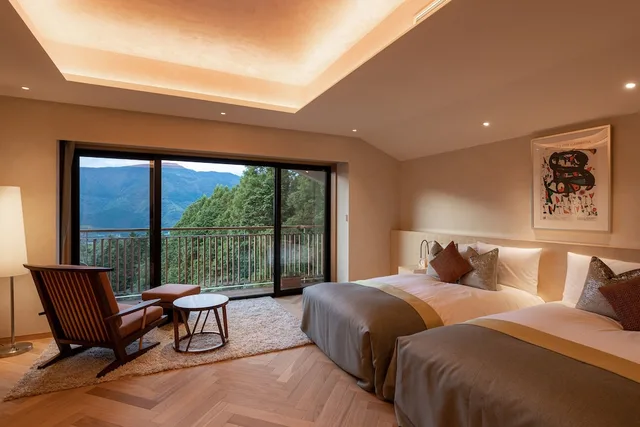 جناح جونيور بسريرين منفصلين، The Hiramatsu Hotels & Resorts Sengokuhara 1/3