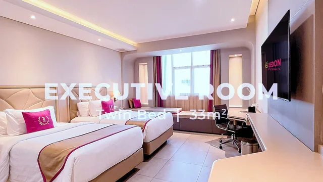 Executive, Twin Beds, Leedon Hotel & Suites Surabaya 1/2