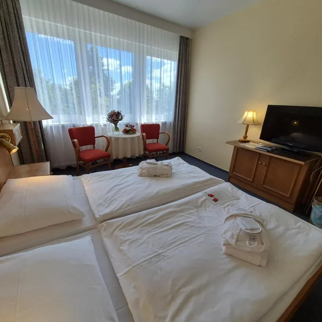 غرفة بسرير مزدوج، PANORAMA HOTEL OBERWIESENTHAL 1/5