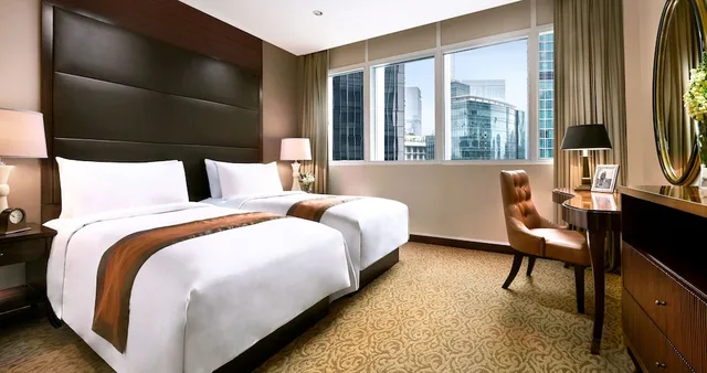 غرفة تنفيذية بسريرين منفصلين، Oakwood Premier Cozmo 3/7