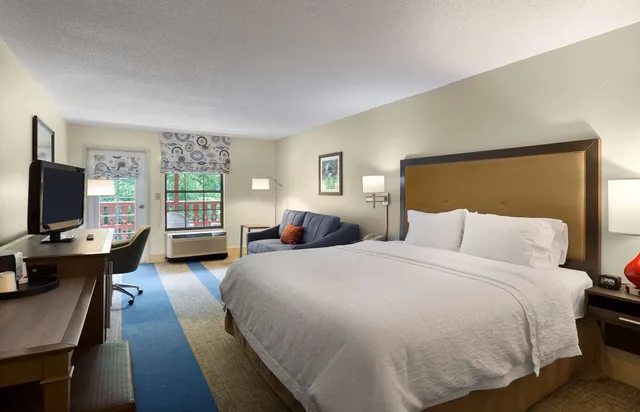 غرفة بسرير كينج بإطلالة على النهر مع أريكة، Hampton Inn Helen 1/4