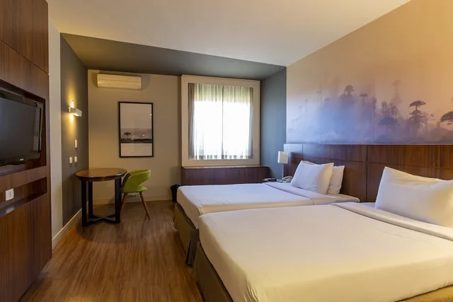 شقة بسريرين منفصلين، Hotel Cassino Tower Curitiba Aeroporto By Nacional Inn 1/7