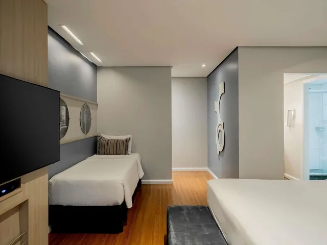 غرفة سوبيريور بسرير مزدوج وسرير فردي، Mercure Sao Paulo Pamplona Hotel 3/10