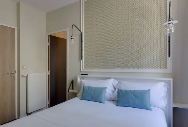 غرفة كلاسيكية بسرير مزدوج، Hotel Les 2 Villas 8/10