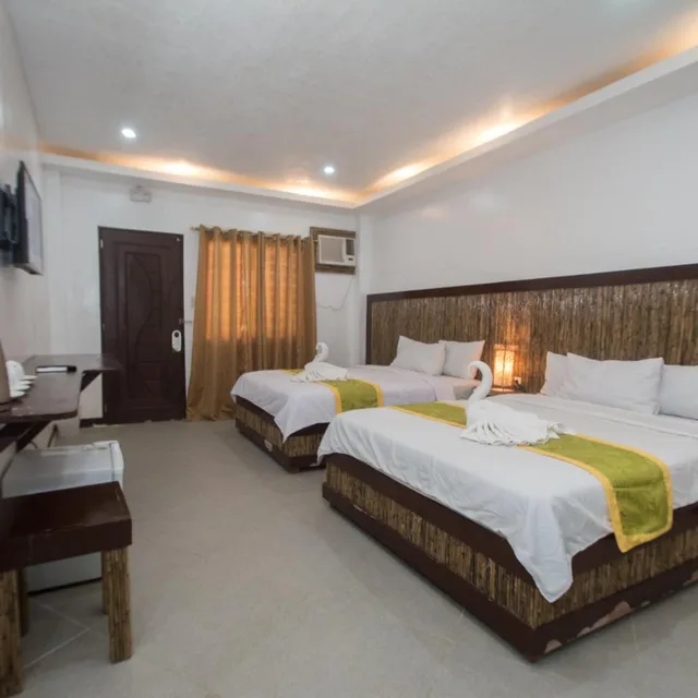 غرفة رباعية بسرير مزدوج، Bamboo Beach Resort Bar And Restaurant 8/10