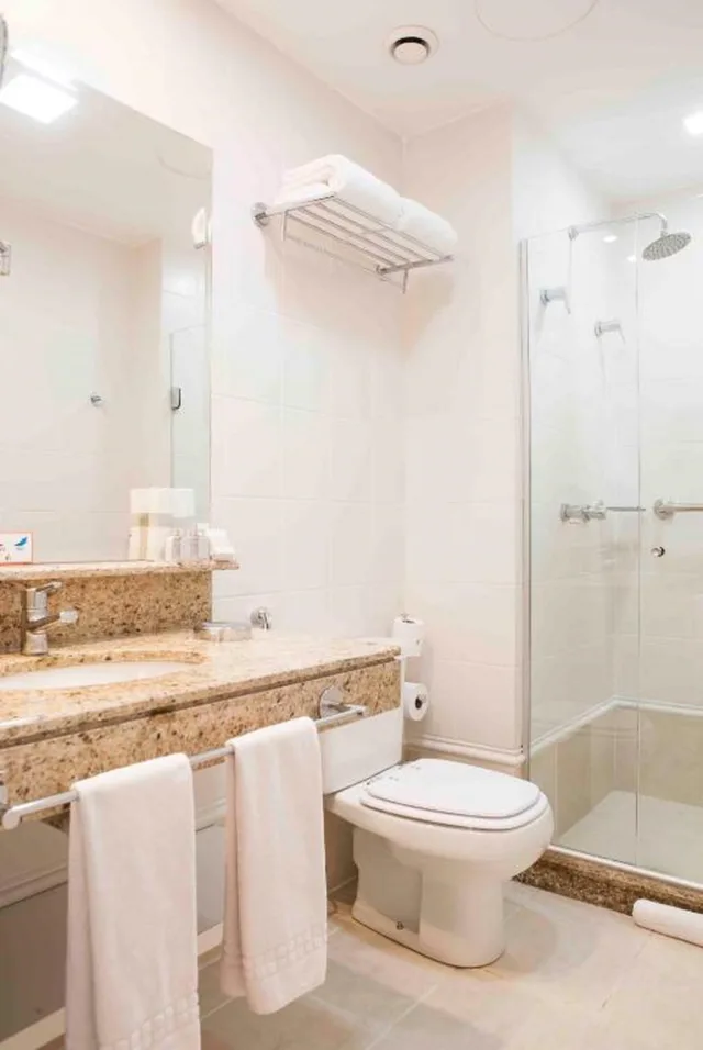 غرفة سوبيريور فاخرة ثلاثية بسرير كوين مع أريكة، Intercity Porto Alegre Praia de Belas 7/7