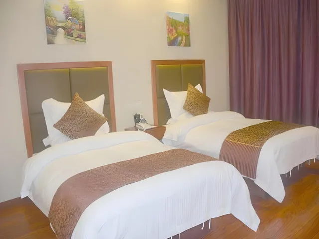 غرفة سوبيريور بسريرين منفصلين وسرير كينج، GreenTree Inn Jiangsu Suzhou Kunshan Beimen Road Express Hotel 1/1