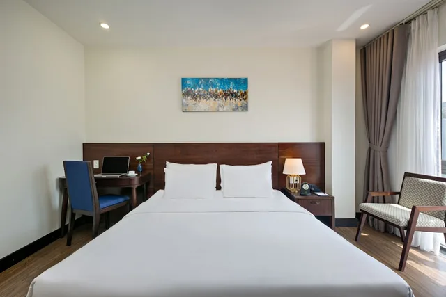 غرفة ديلوكس بسرير كوين، Haka Hotel & Apartment 2/3