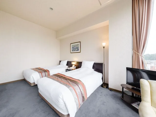 غرفة تنفيذية بسريرين منفصلين، Abashiri Central Hotel 2/3